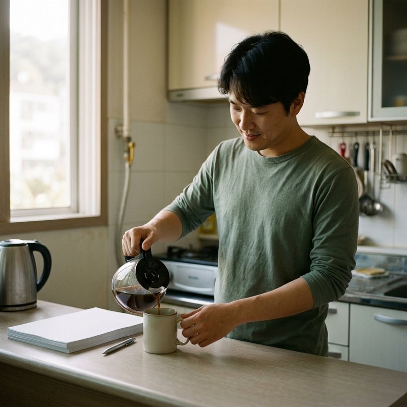 결정문을 확인하는 모습